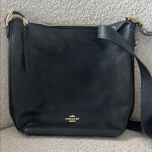 Coach Black Leather Crossbody Bag